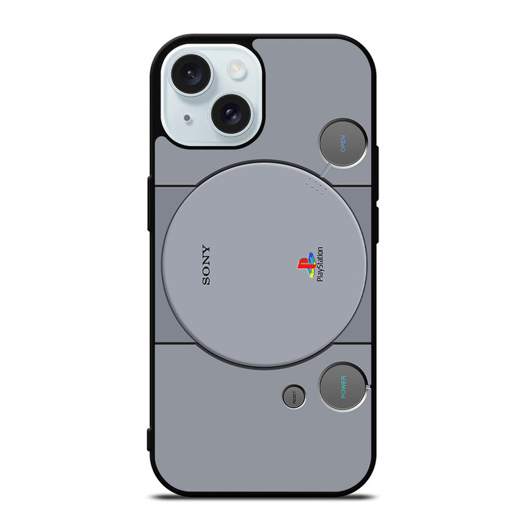 SONY PLAYSTATION 1 GAME CONSOLE iPhone 15  Case Cover