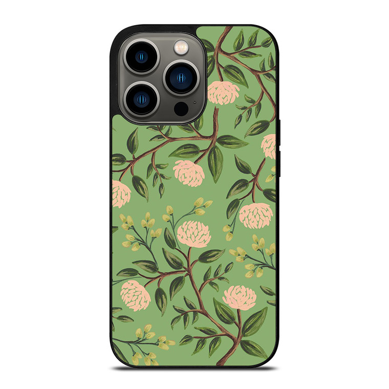 RIFLE PAPER EMERALD PEONIES iPhone 13 Pro Case
