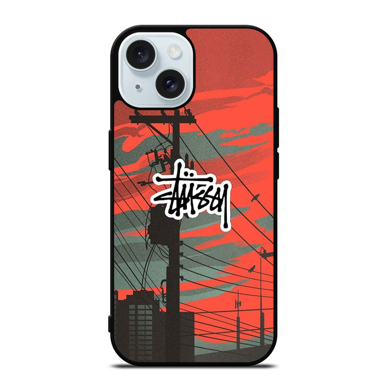 STUSSY LOGO METRO CITY iPhone 15  Case Cover