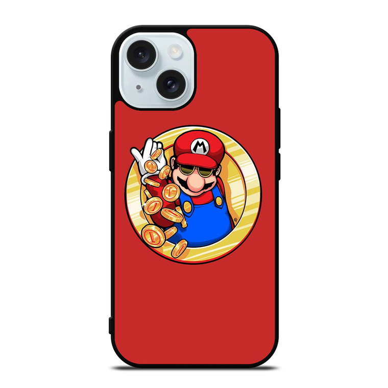 SUPER MARIO BROS COIN iPhone 15  Case Cover