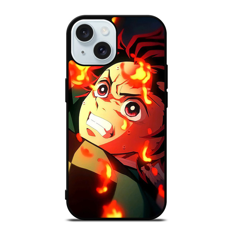 TANJIRO KAMADO DEMON SLAYER ANIME iPhone 15  Case Cover