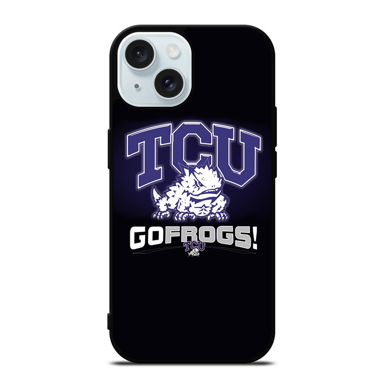 TCU HORNED FROGS COLLEGE iPhone 15  Case Cover