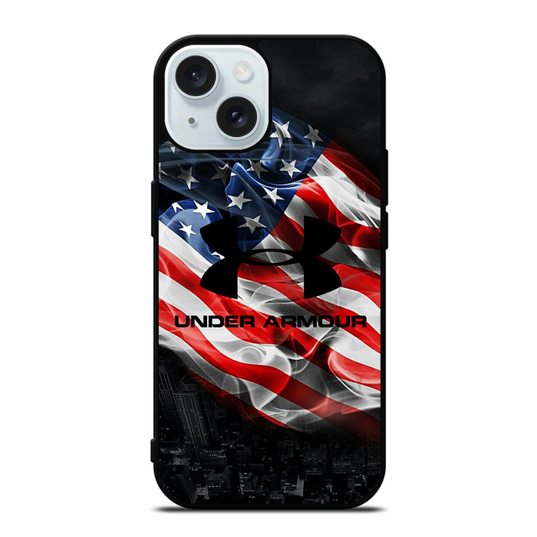UNDER ARMOUR AMERICAN FLAG iPhone 15  Case Cover