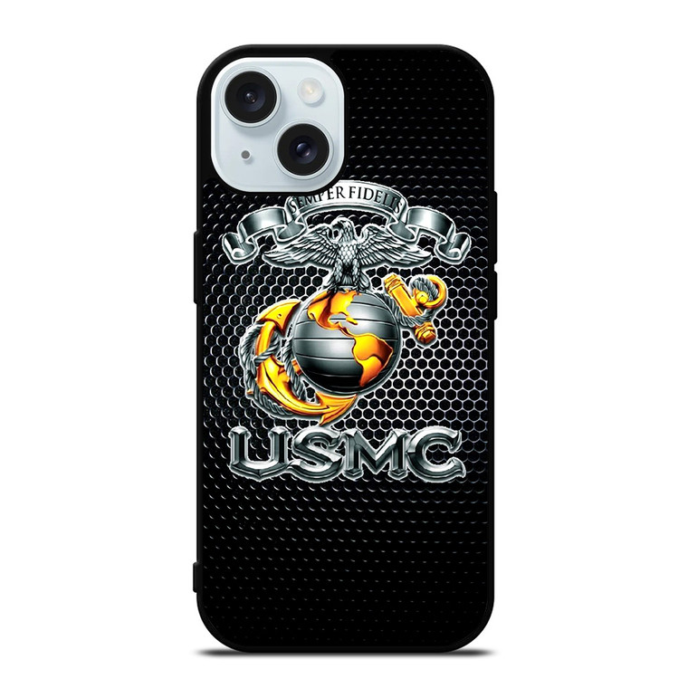 US MARINE CORPS LOGO iPhone 15  Case Cover
