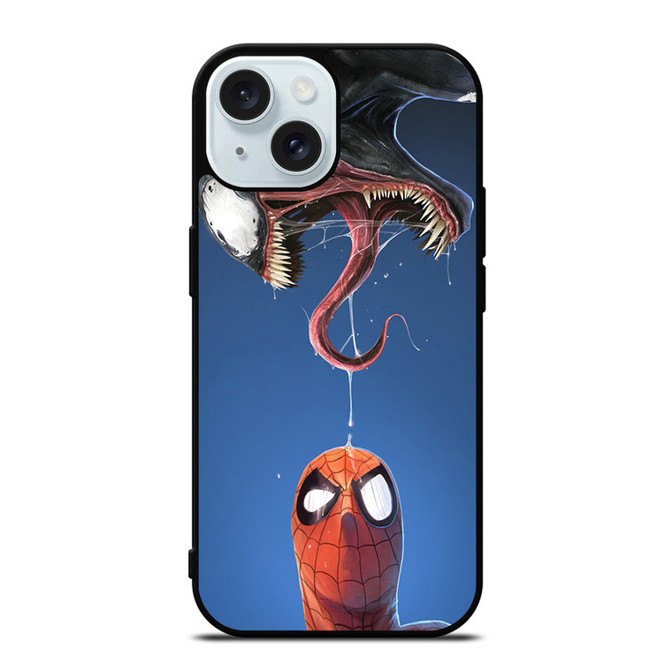 VENOM VS SPIDERMAN VILLAIN iPhone 15  Case Cover