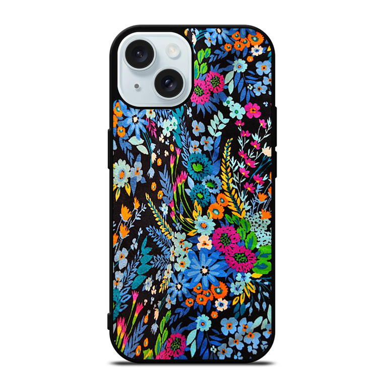 VERA BRADLEY MIDNIGHT BLUES iPhone 15  Case Cover