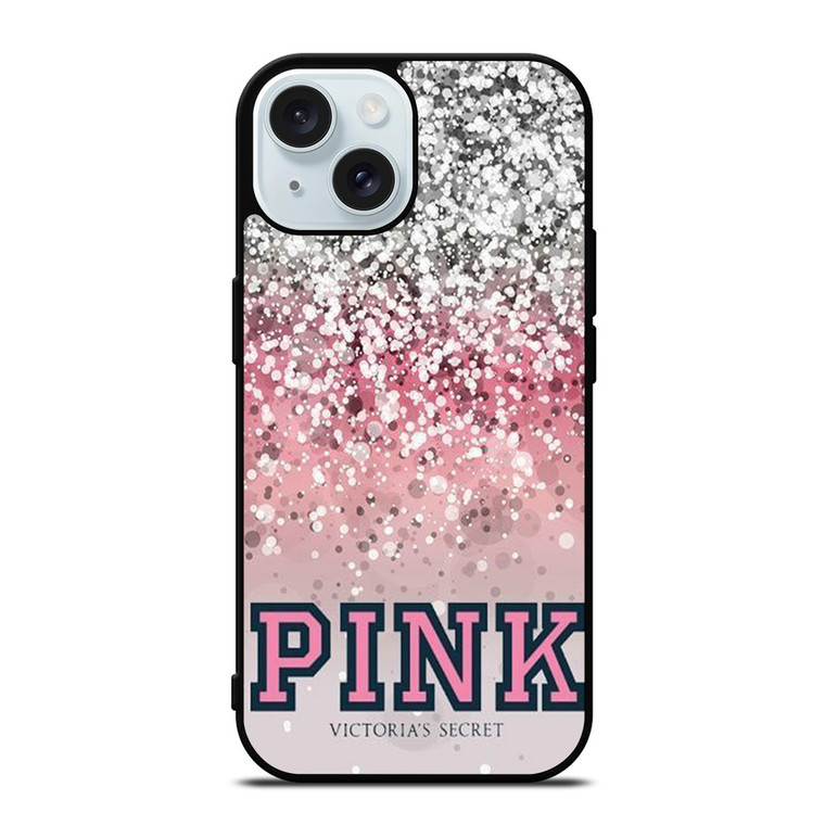 VICTORIA'S SECRET SILVER SPARK iPhone 15  Case Cover