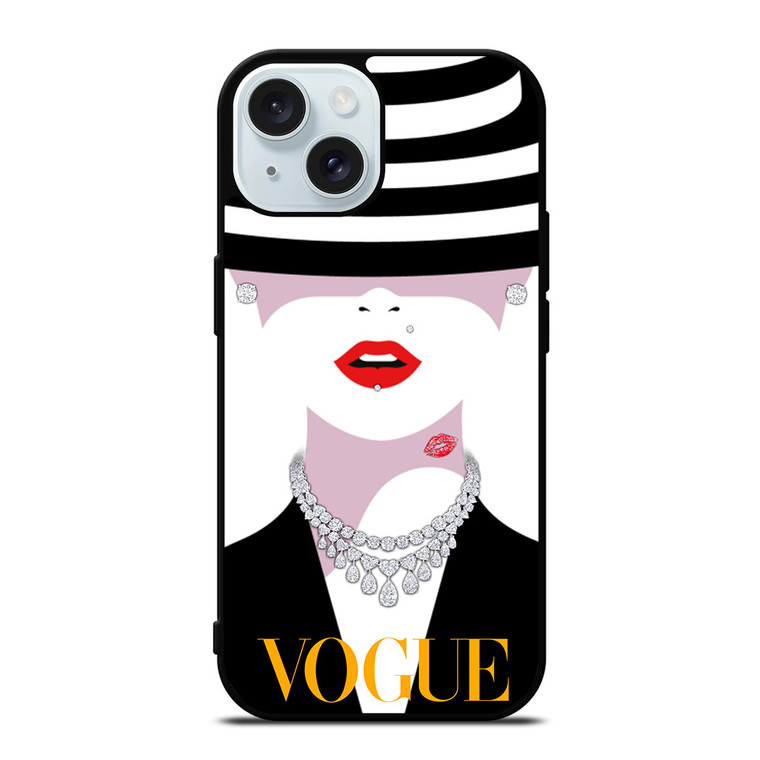 VOGUE LOGO WOMAN iPhone 15  Case Cover