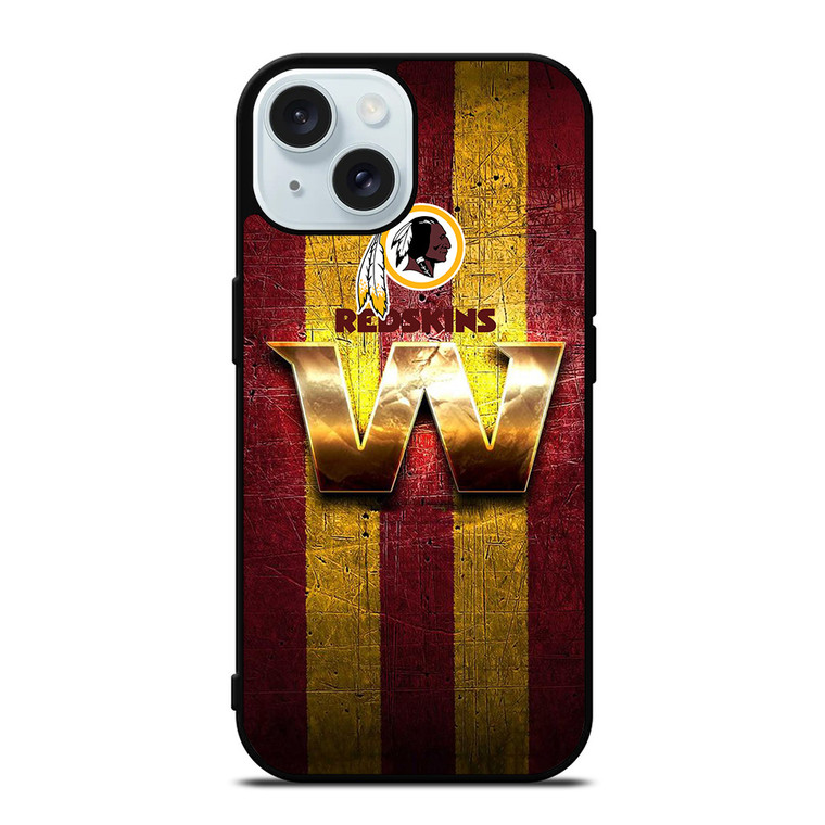 WASHINGTON REDSKINS FOOTBALL LOGO EMBLEM iPhone 15  Case Cover