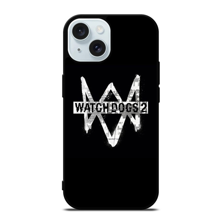 WATCH DOGS 2 LOGO iPhone 15  Case Cover