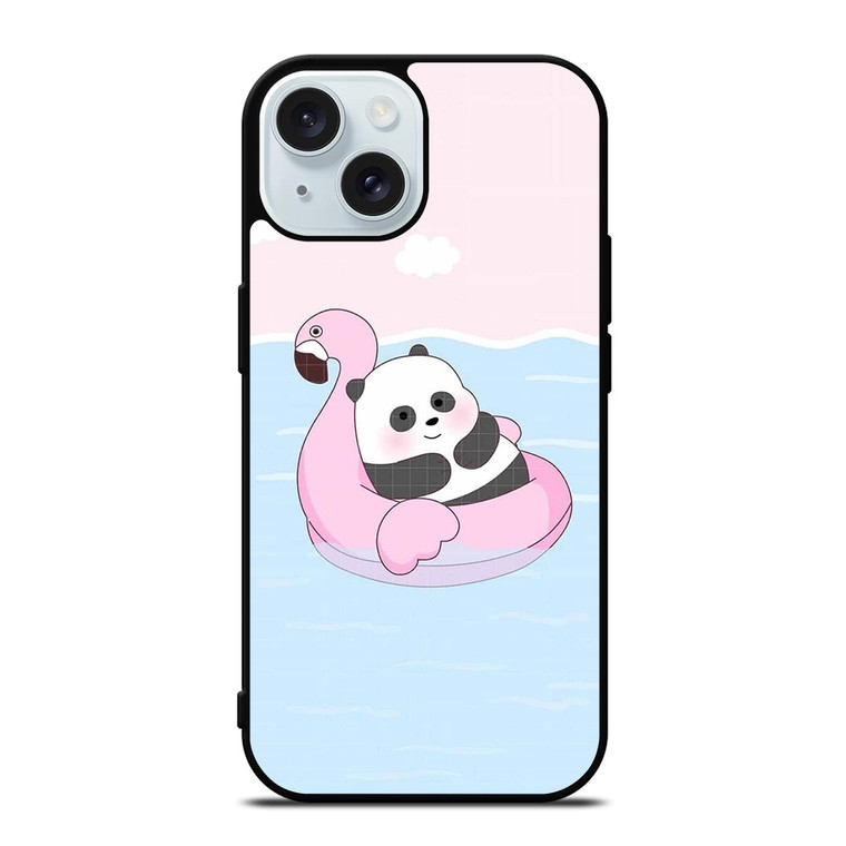 WE BARE BEARS PANDA SUMMER iPhone 15  Case Cover