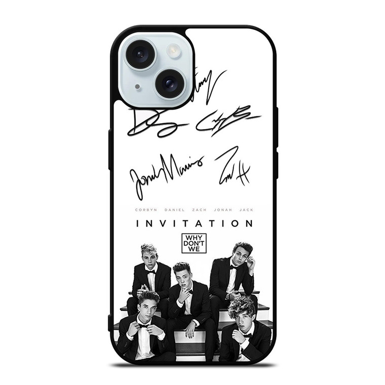WHY DON'T WE SIGNATURE 2 iPhone 15  Case Cover