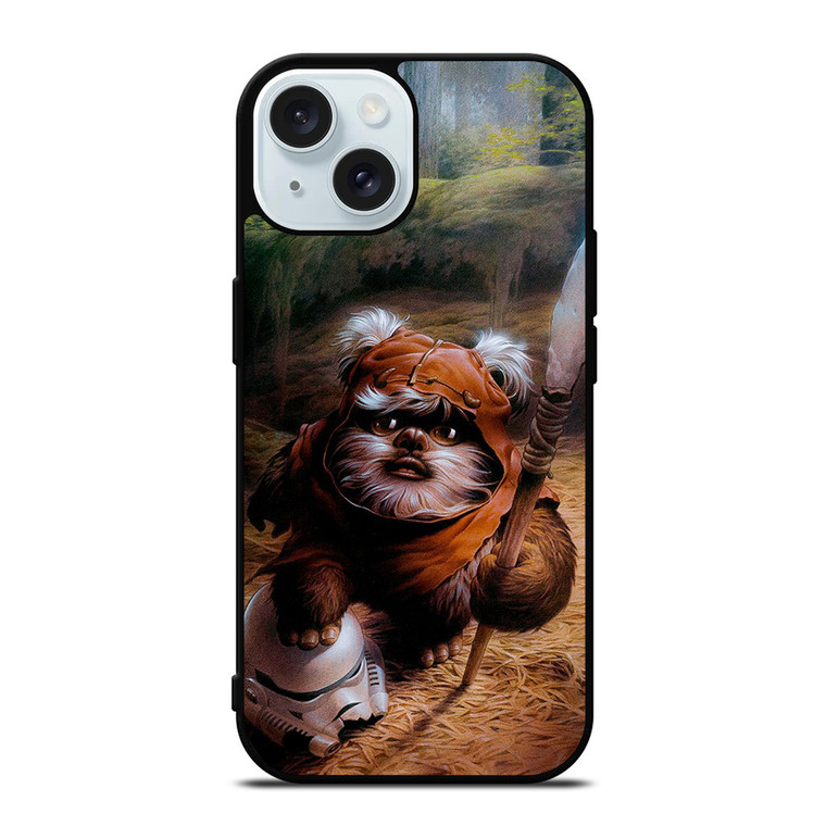WICKET EWOK JEDI STAR WARS iPhone 15  Case Cover