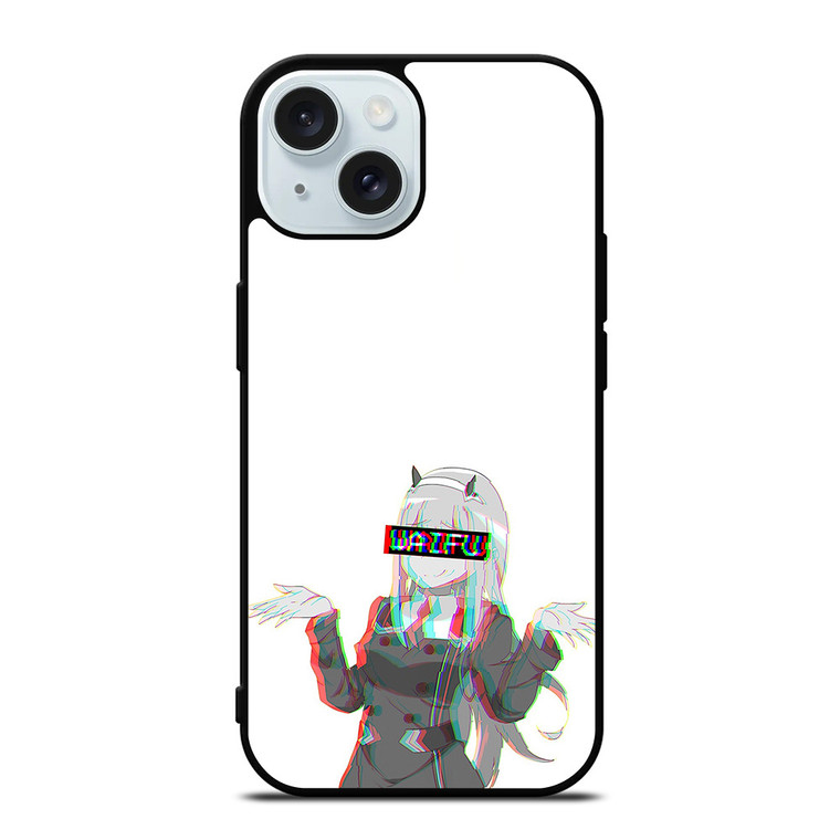 ZERO TWO DARLING IN THE FRANXX WAIFU iPhone 15  Case Cover