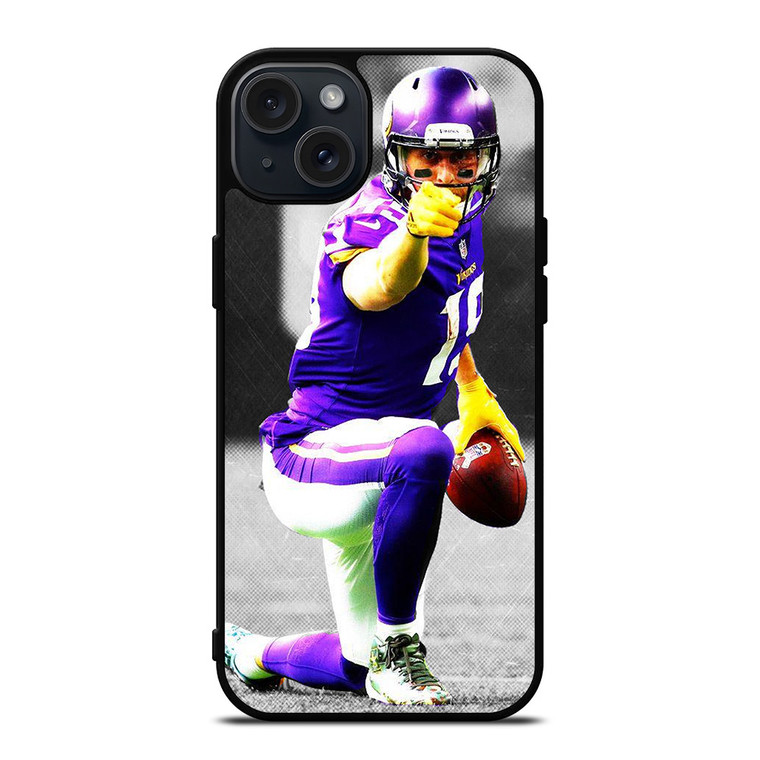 ADAM THIELEN 83 VIKINGS iPhone 15 Plus Case