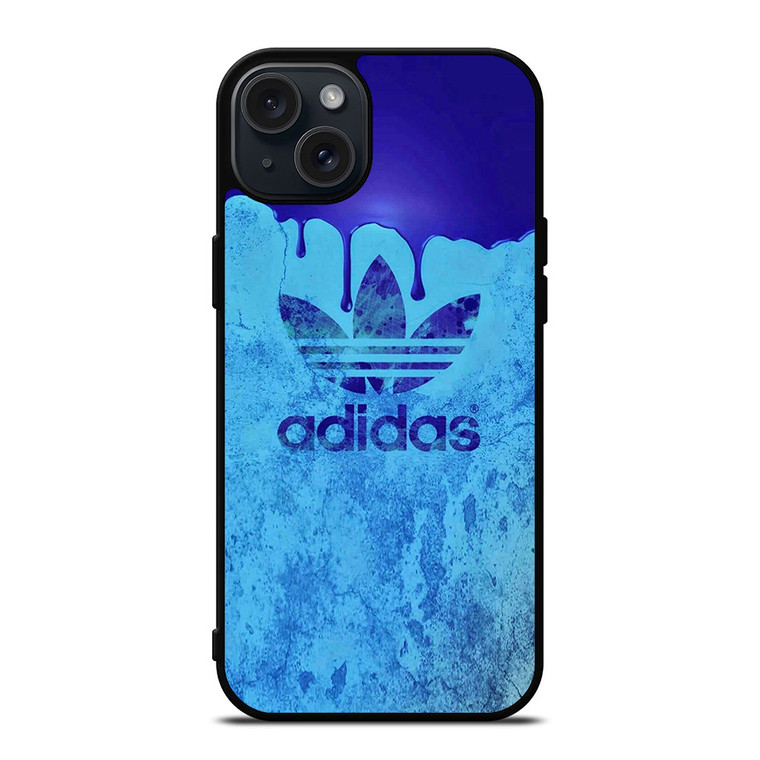ADIDAS LOGO BLUE LIQUID iPhone 15 Plus Case