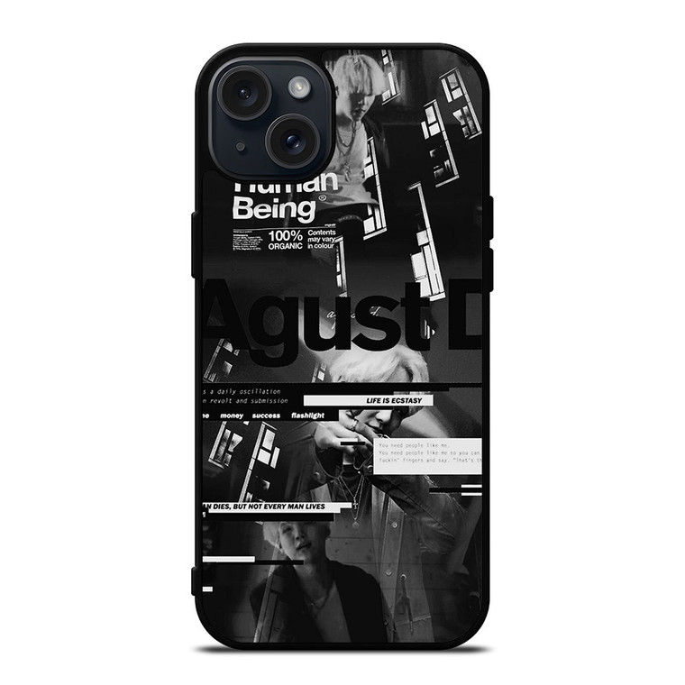 AGUST D BTS NEW ALBUM iPhone 15 Plus Case