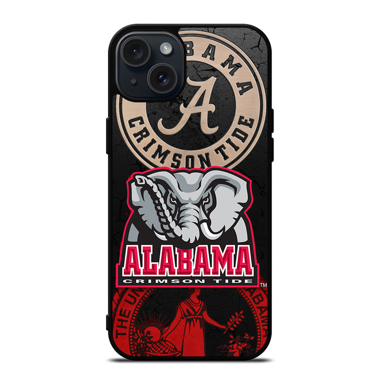 ALABAMA CRIMSON TIDE LOGO 2 iPhone 15 Plus Case