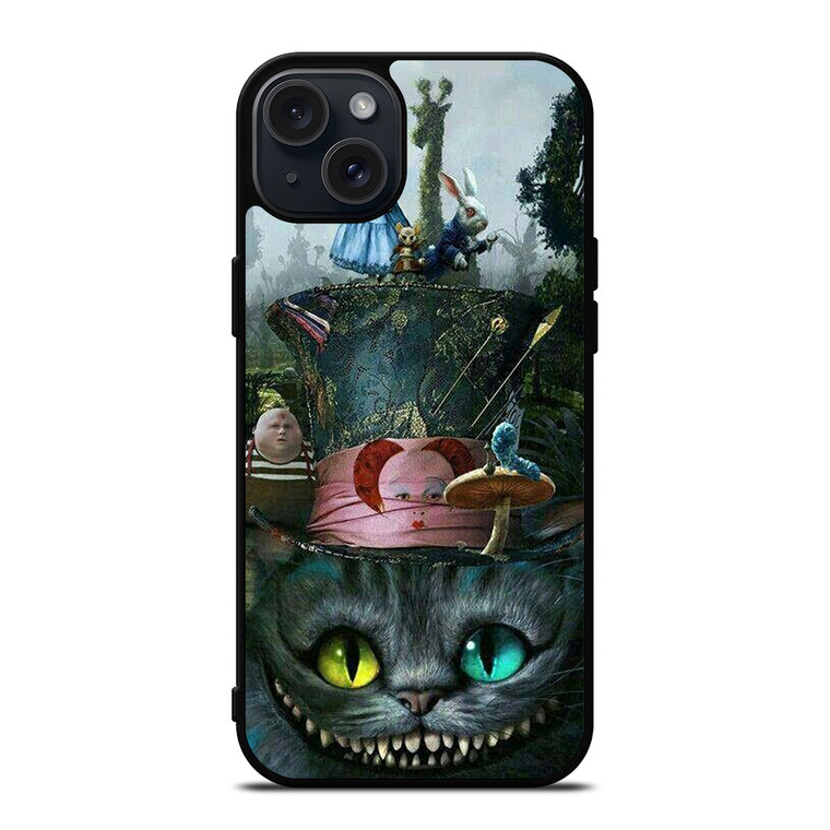 ALICE IN WONDERLAND CAT iPhone 15 Plus Case