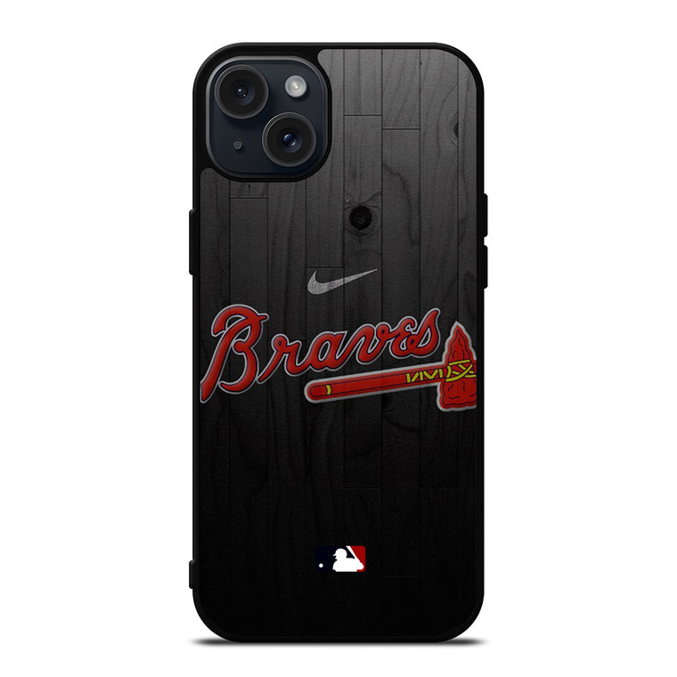 ATLANTA BRAVES MLB LOGO iPhone 15 Plus Case