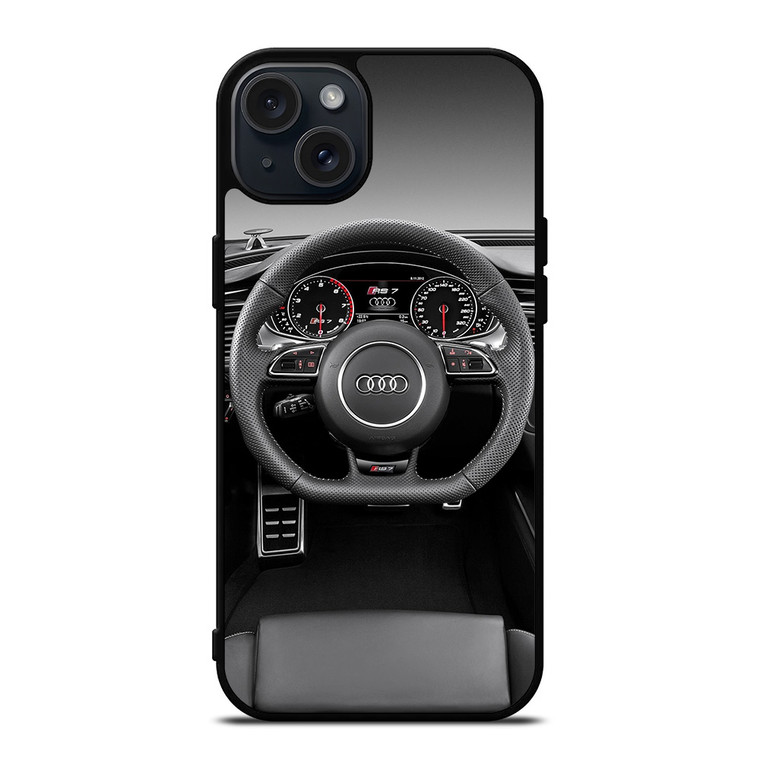 AUDI STEER LOGO iPhone 15 Plus Case