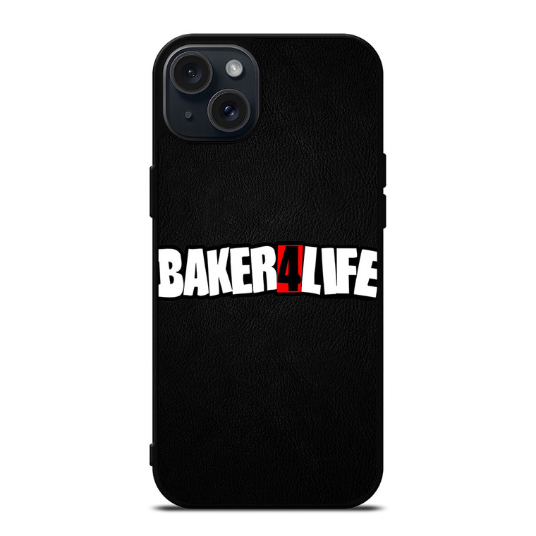 BAKER 4 LIFE LEATHER LOGO iPhone 15 Plus Case