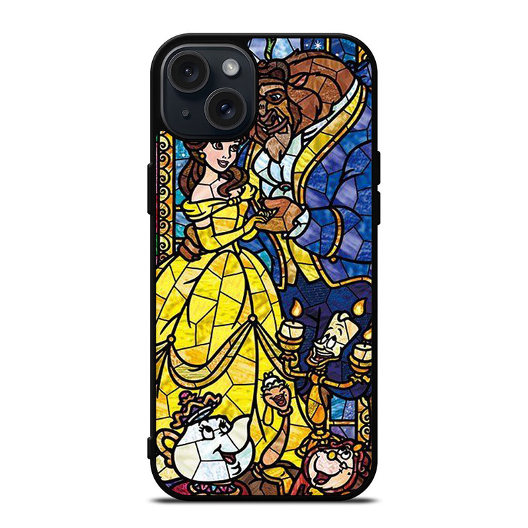 BEAUTY AND THE BEAST GLASS iPhone 15 Plus Case BEAUTY AND THE BEAST GLASS iPhone 15 Plus Case