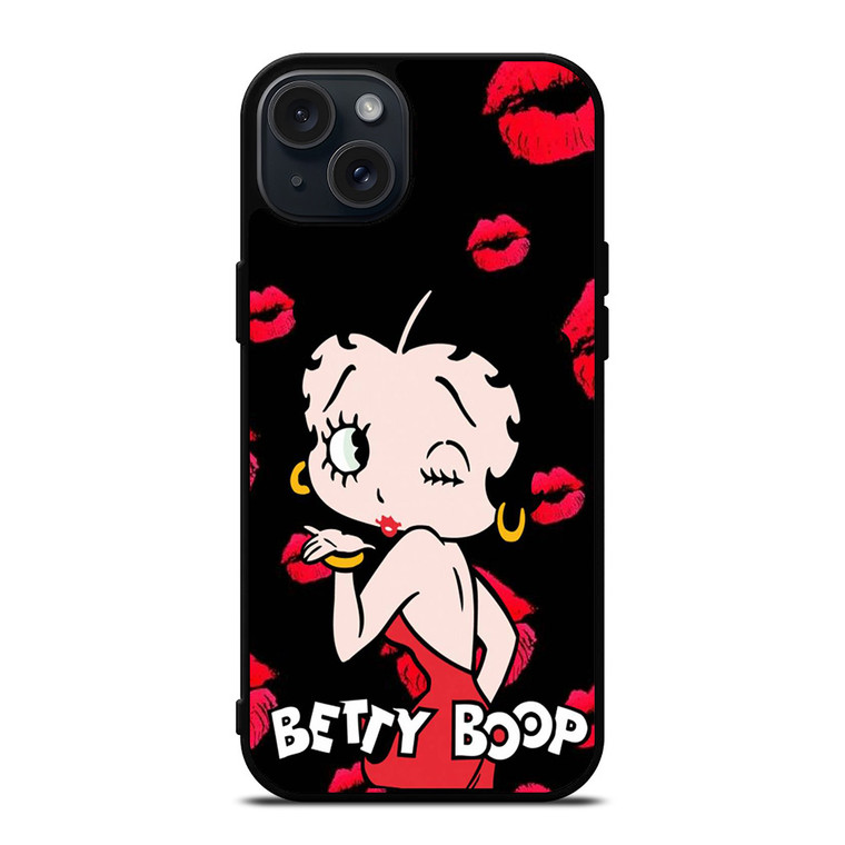 BETTY BOOP KISSES iPhone 15 Plus Case BETTY BOOP KISSES iPhone 15 Plus Case