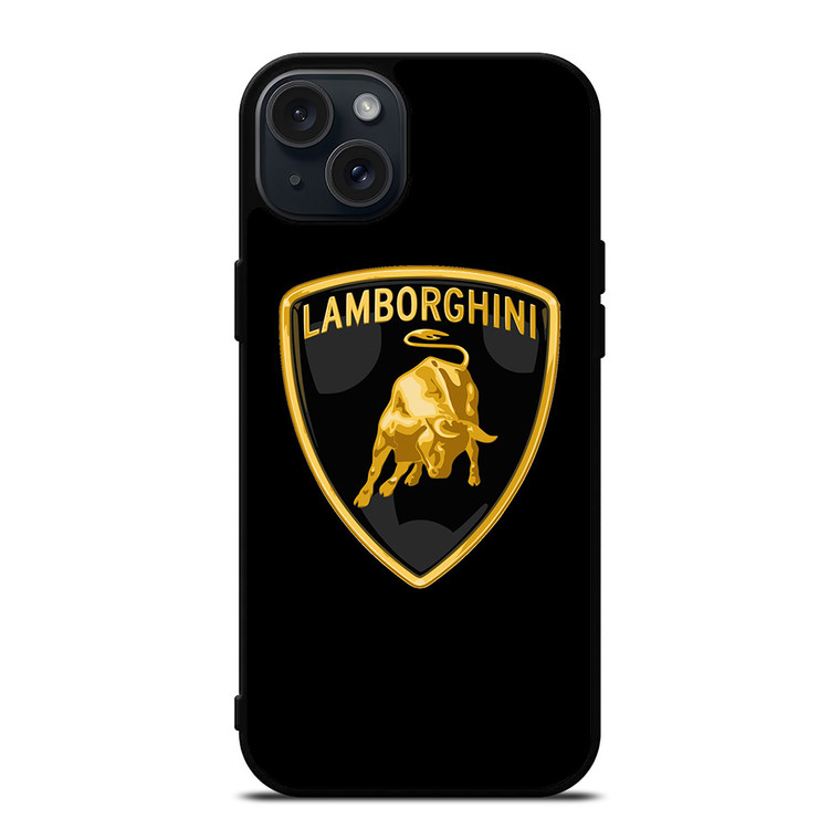 BLACK LAMBORGHINI iPhone 15 Plus Case