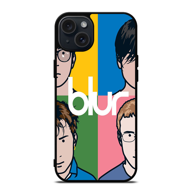 BLUR ROCK BAND ART COVER iPhone 15 Plus Case