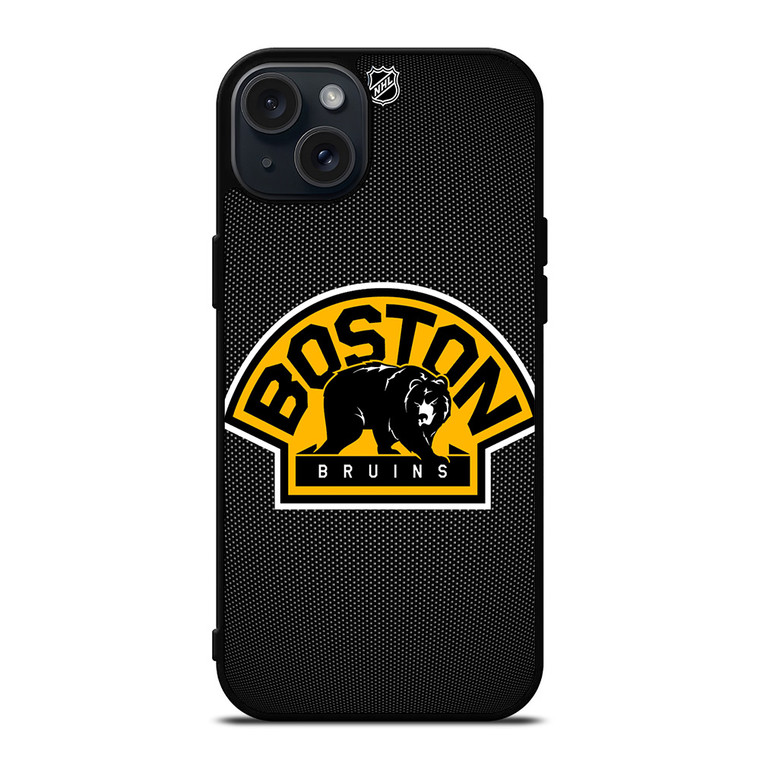 BOSTON BRUINS JERSEY iPhone 15 Plus Case