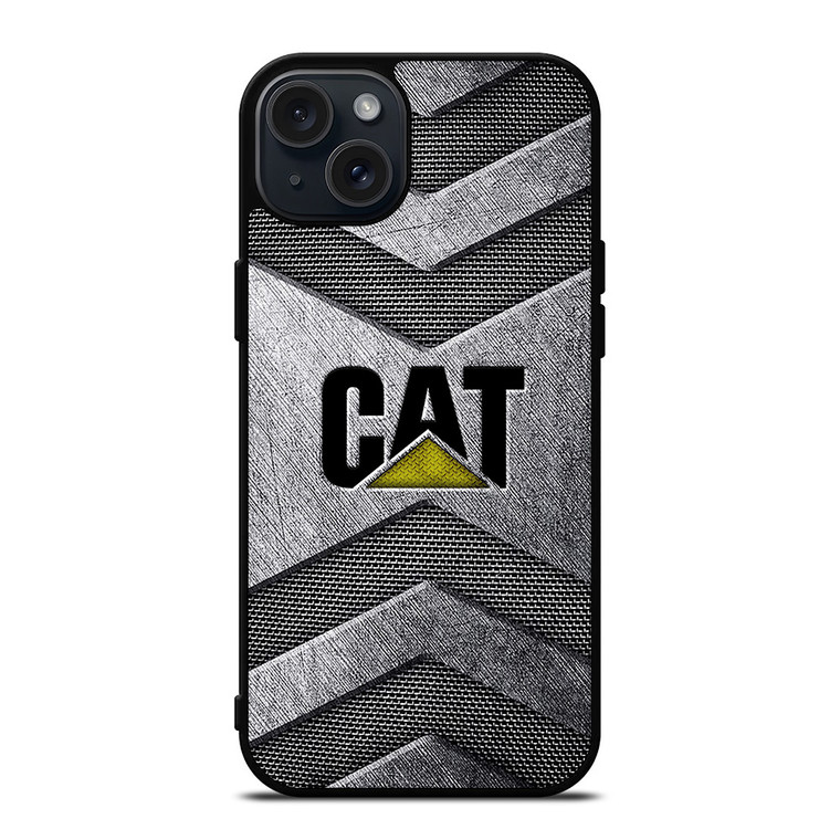 CATERPILLAR TRACTOR CAT METAL LOGO iPhone 15 Plus Case
