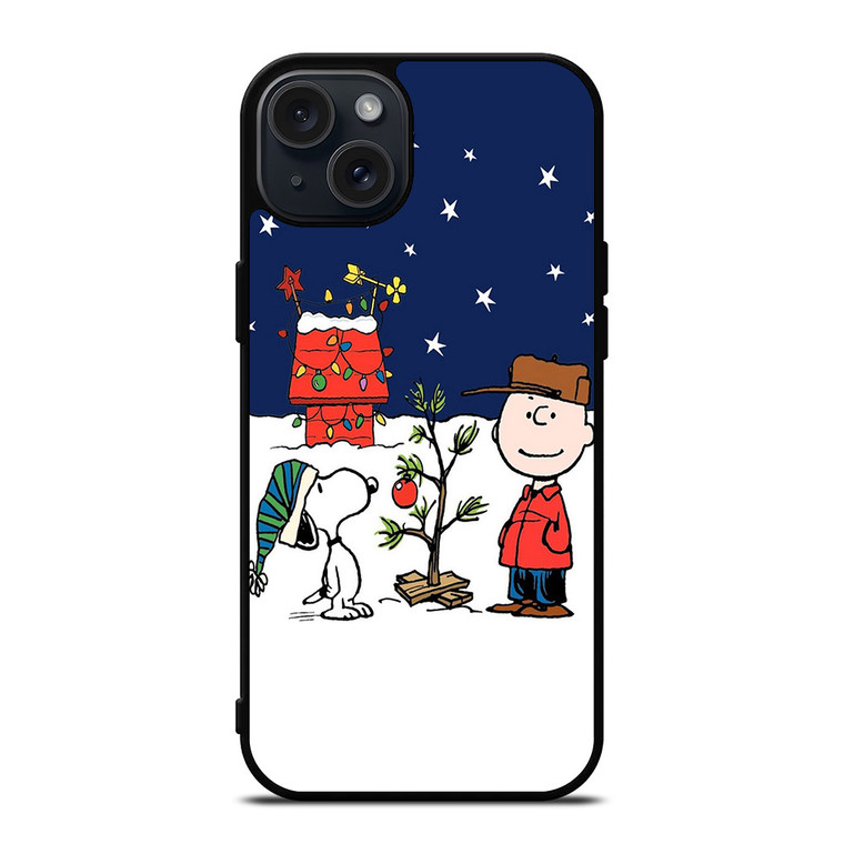CHARLIE BROWN PEANUTS COMICS SNOOPY iPhone 15 Plus Case CHARLIE BROWN PEANUTS COMICS SNOOPY iPhone 15 Plus Case