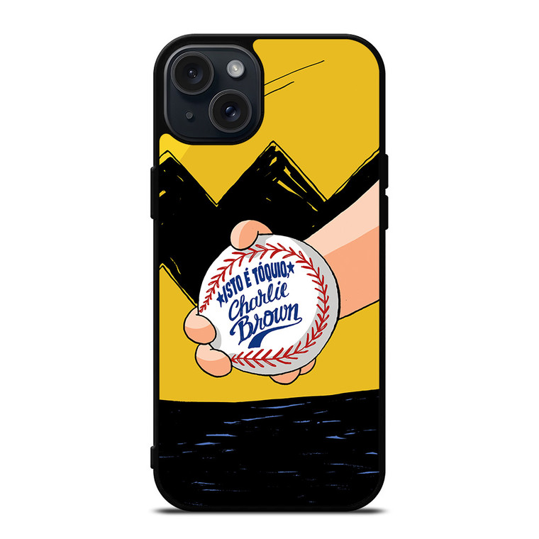 CHARLIE BROWN SNOOPY ISTO E TOQUIO iPhone 15 Plus Case