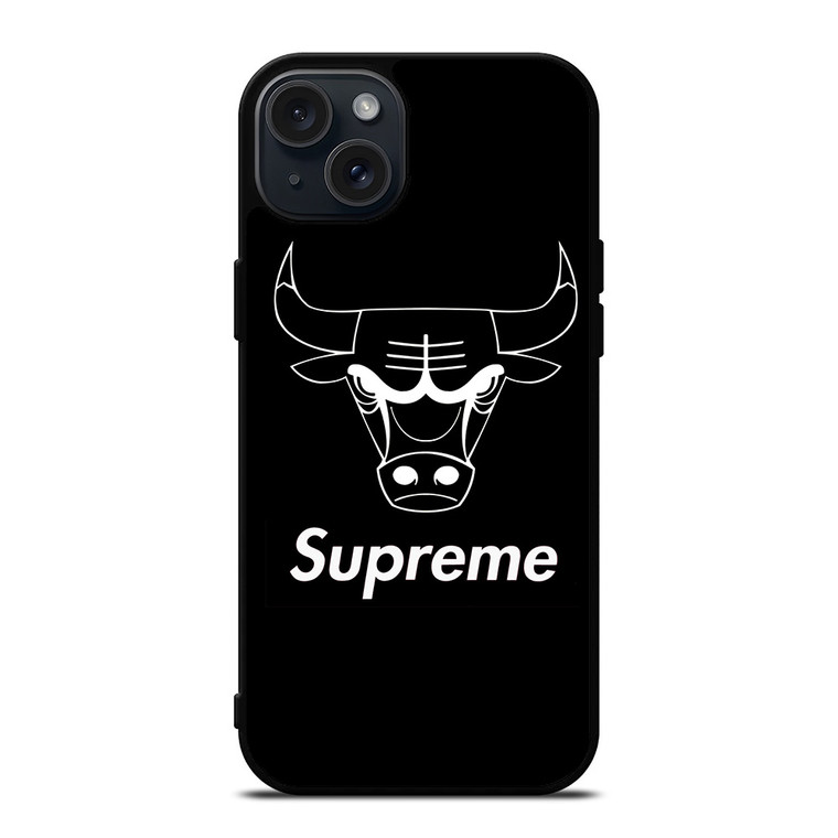 CHICAGO BULLS SUPREME 2 iPhone 15 Plus Case CHICAGO BULLS SUPREME 2 iPhone 15 Plus Case