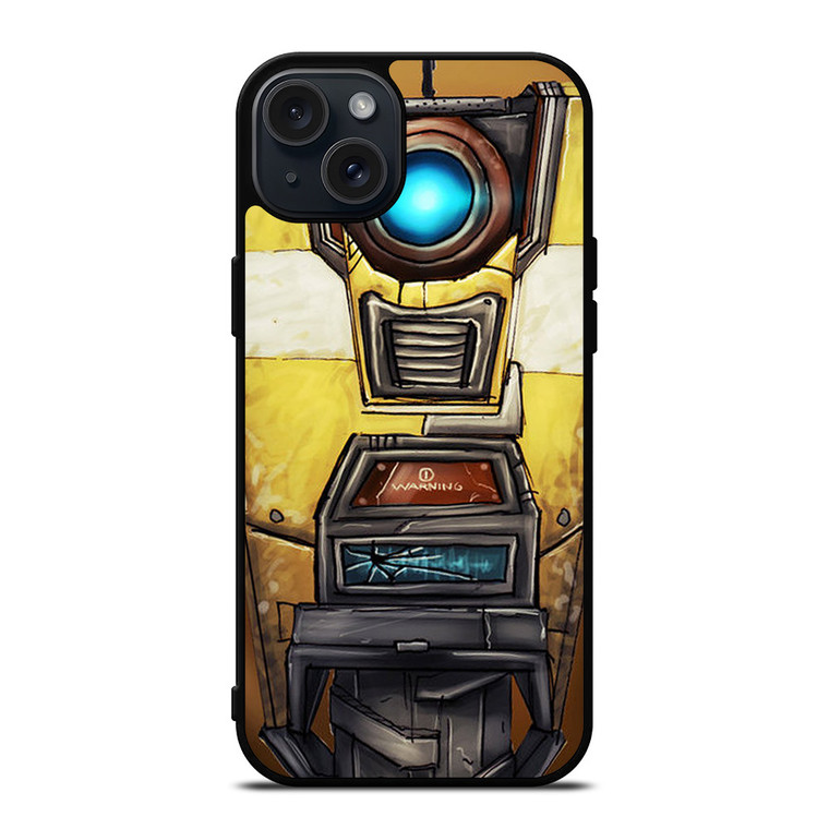 CLAPTRAP BORDERLANDS ART iPhone 15 Plus Case