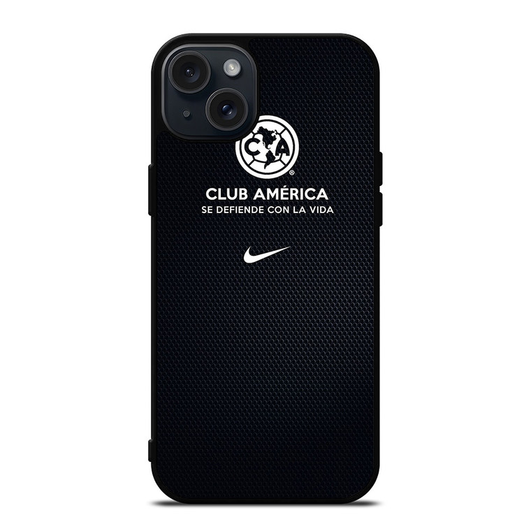 CLUB AMERICA BLACK LOGO iPhone 15 Plus Case