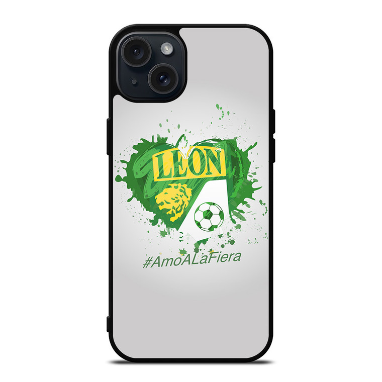 CLUB LEON FOOTBALL LOVE iPhone 15 Plus Case