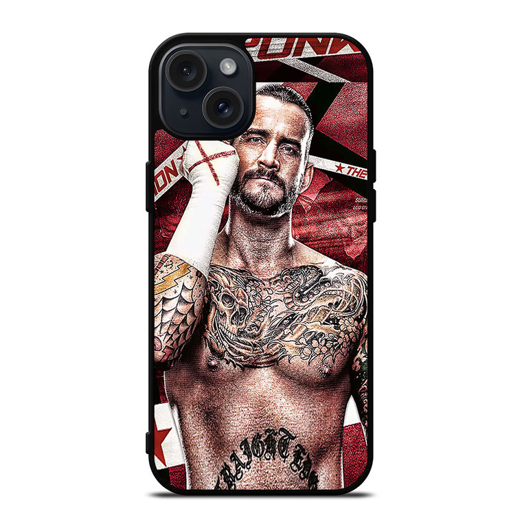 CM PUNK GLOVES iPhone 15 Plus Case