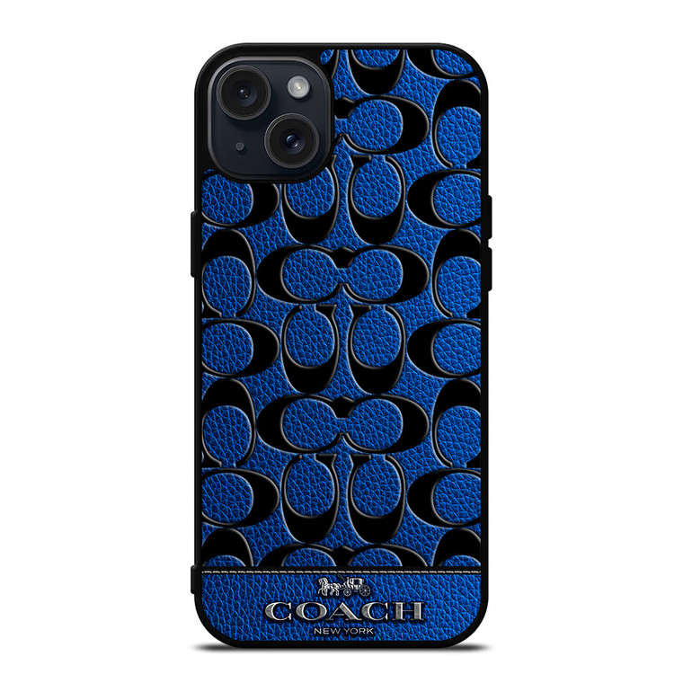COACH NEW YORK BLUE iPhone 15 Plus Case