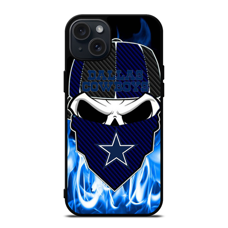 DALLAS COWBOYS SKULL BANDANA iPhone 15 Plus Case