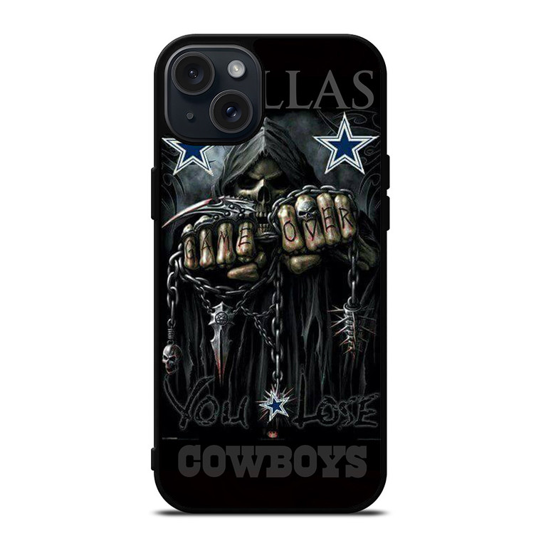 DALLAS COWBOYS SKULL iPhone 15 Plus Case