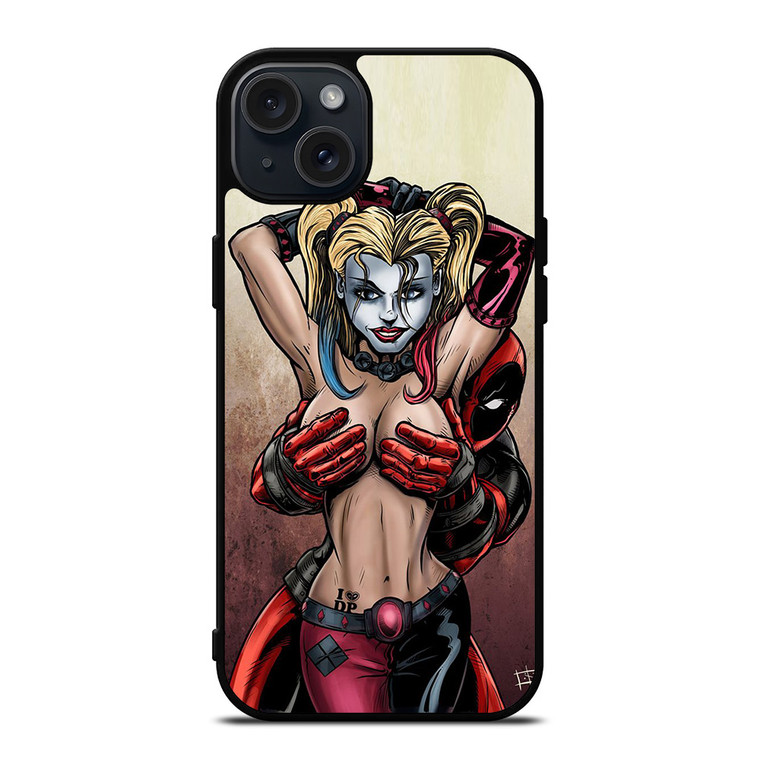 DEADPOOL HARLEY QUINN 3 iPhone 15 Plus Case