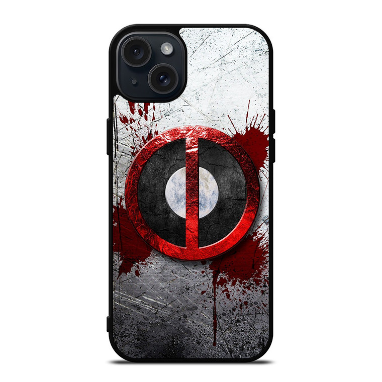DEADPOOL RESOLUTION BLOOD MARVEL iPhone 15 Plus Case