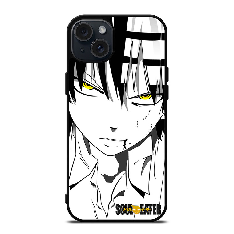 DEATH THE KID FACE SOUL EATER iPhone 15 Plus Case