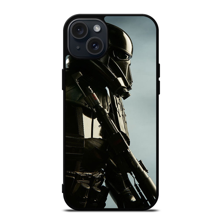 DEATH TROOPER STAR WARS ROUGE1 iPhone 15 Plus Case