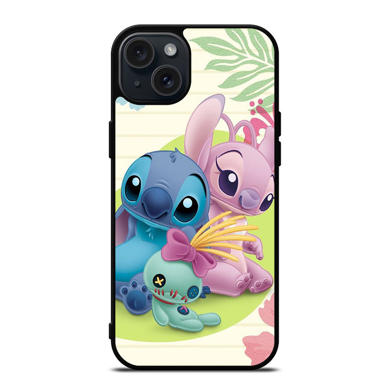DISNEY STITCH AND GIRLFRIEND iPhone 15 Plus Case