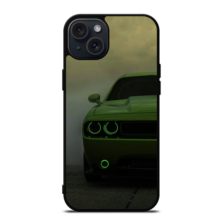 DODGE CHARGER GREEN iPhone 15 Plus Case DODGE CHARGER GREEN iPhone 15 Plus Case
