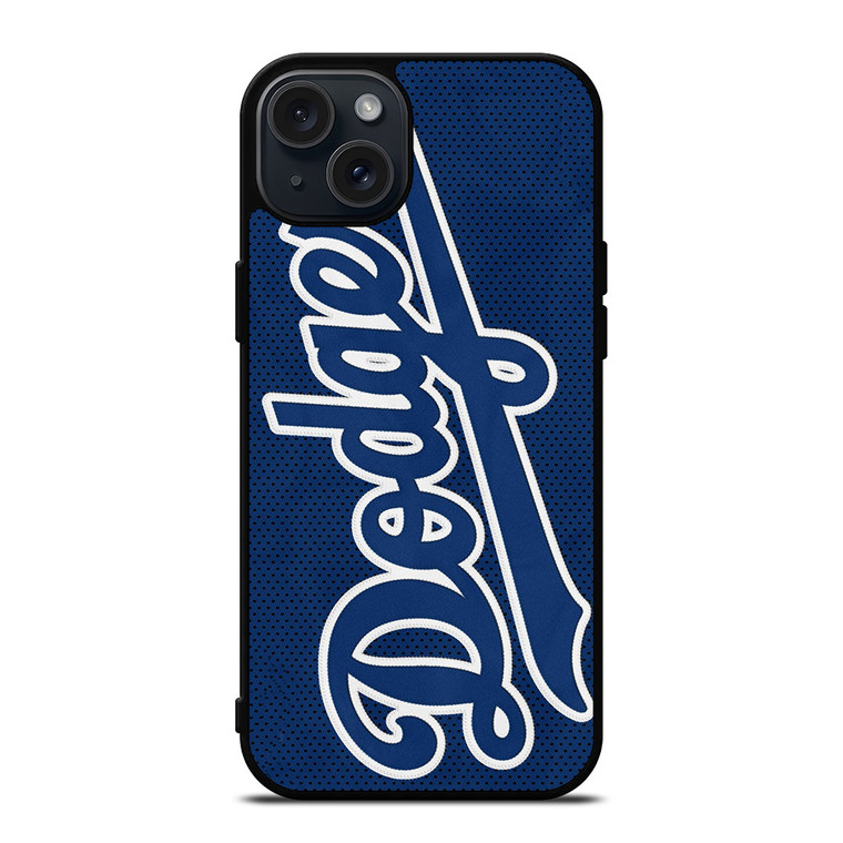 DODGERS LOGO BLUE iPhone 15 Plus Case