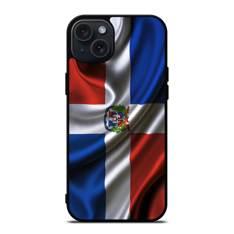 DOMINICAN REPUBLIC FLAG iPhone 15 Plus Case